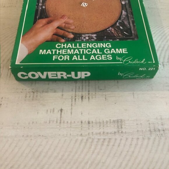 Vintage 1980 Cover-Up Challenging Mathematical Game For all Ages by Crisloid Inc - Picture 7 of 9